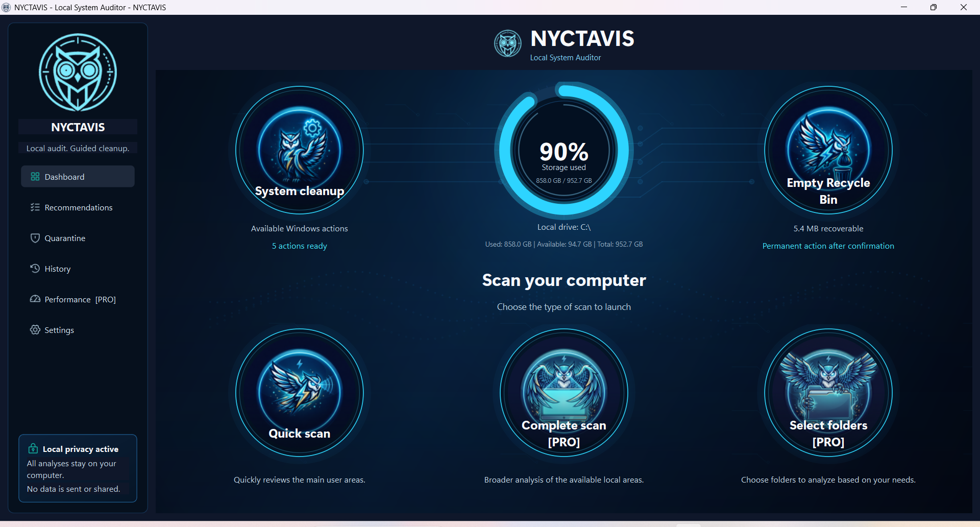 NYCTAVIS dashboard